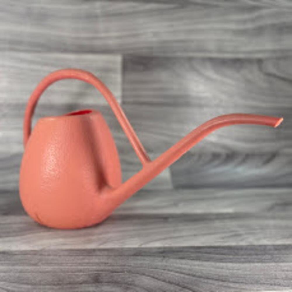 Vintage Vitri Products Orange Peel Watering Can MCM Made in USA Blow Mold